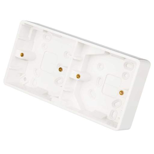 Legrand 2 x 1 Gang 35mm Pattress Back Box White