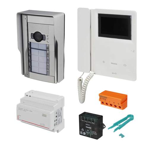 Bticino Legrand 10 Way 2 Wire Video Door Entry Kit