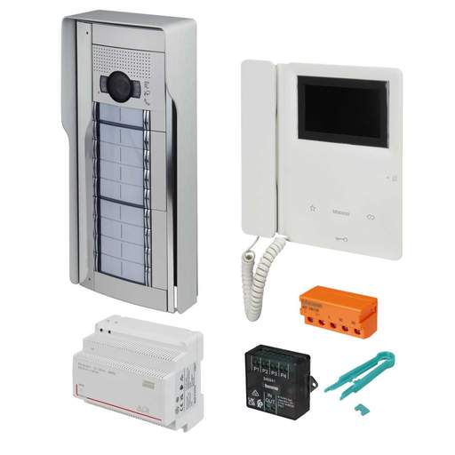 Bticino Legrand 18 Way 2 Wire Video Door Entry Kit