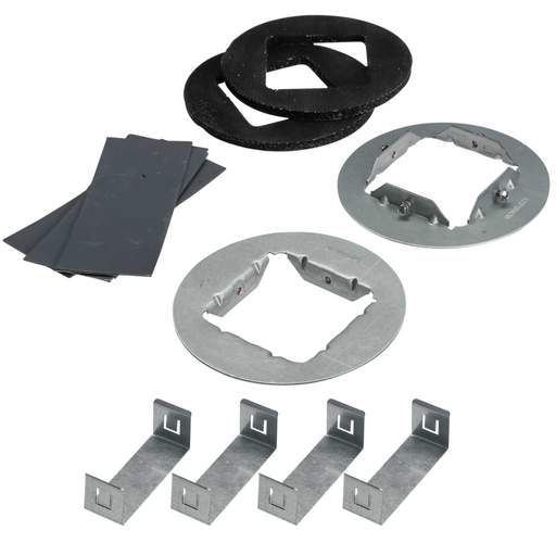 Legrand EZ-Path EZP133CWT Firestop Single Wall Plate Kit