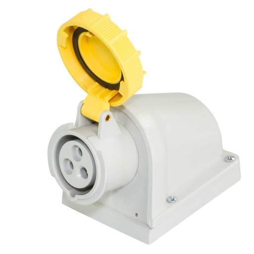 Lewden 16A 2P+E 110V Wall Mounted Socket IP67