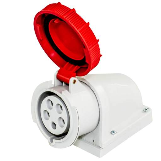 Lewden 32A 3P+N+E 415V Wall Mounted Socket IP67