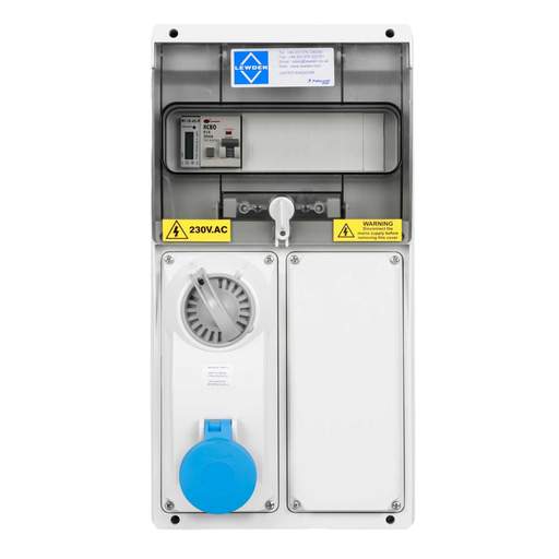 Lewden 16A 1 Way Metered Caravan Hook Up Point