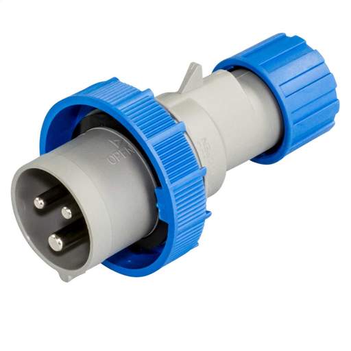 Lewden 16A 2P+E 230V Plug IP67