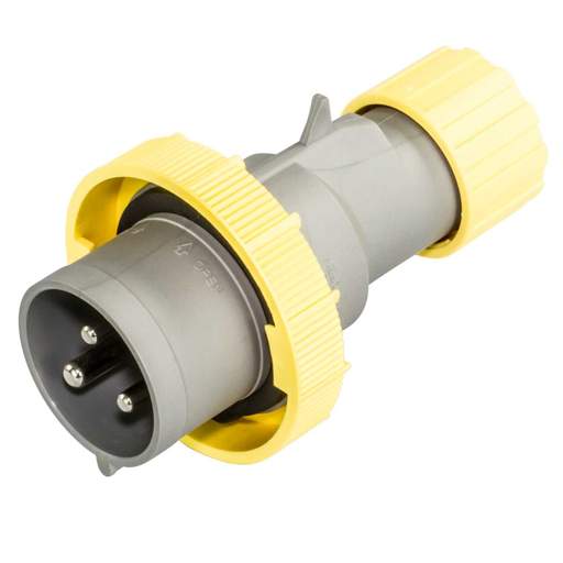 Lewden 32A 2 Pin + Earth 110V Plug IP67