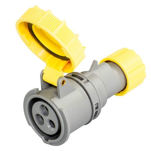 Lewden 16A 2P+E 110V Coupler IP67