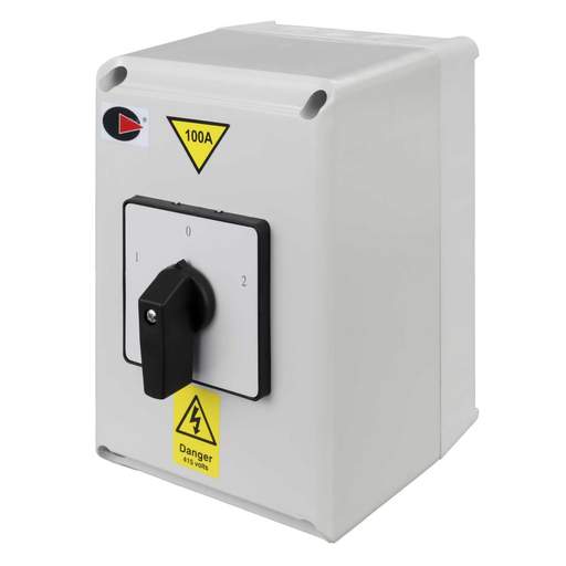 Lewden 100A 4 Pole Changeover Switch IP65