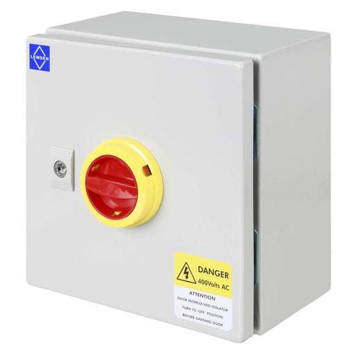 Lewden 32A TP+N Metal Fused Switch