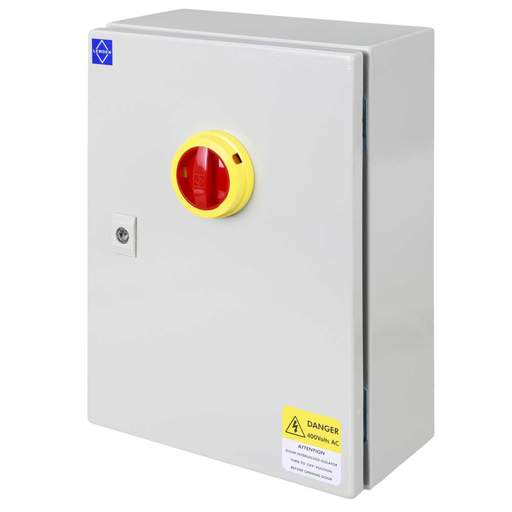 Lewden 63A TP+N Metal Fused Switch