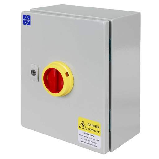 Lewden 80A TP+N Metal Isolator Switch Disconnector