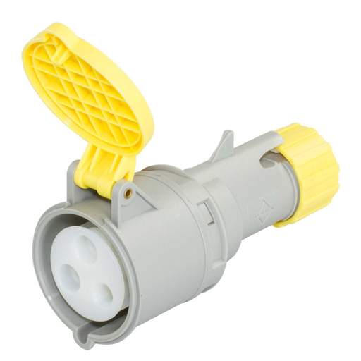 Lewden 32A 2P+E 110V Coupler IP44