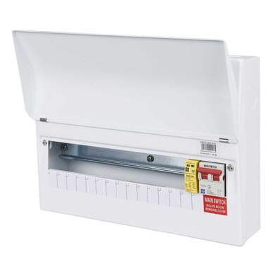 Lewden 14 Way 100A Isolator Incomer Metal Clad Consumer Unit with Type ...