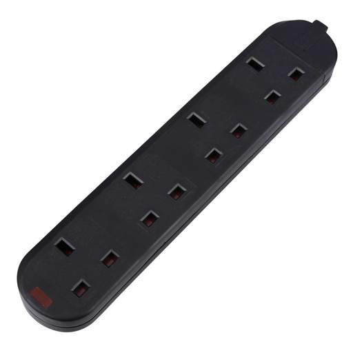 LGA Selectric 13A 4 Gang Extension Lead with Neon Black
