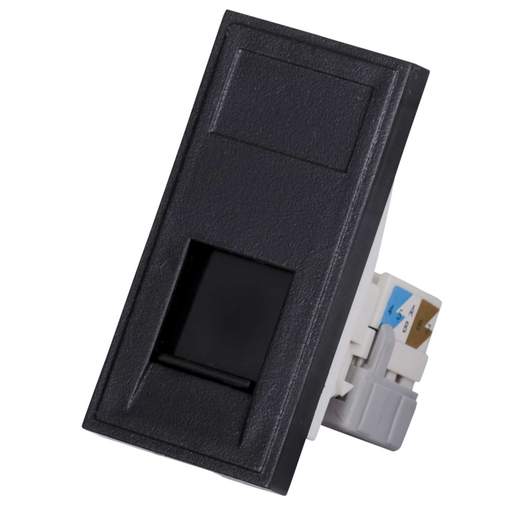 LGA Selectric CAT6 Unshielded RJ45 Module Black