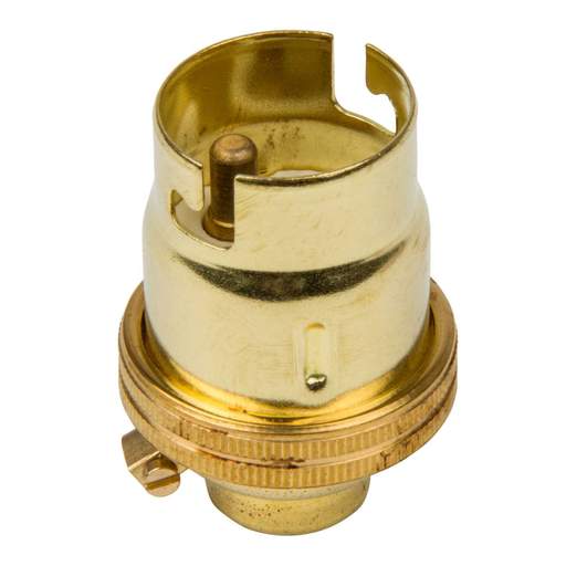 S Lilley M13 x 1mm Threaded Entry Lampholder without Shade Ring (Sold in 1's)