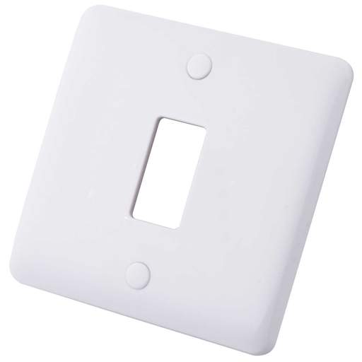 M2 Slimline 1 Gang Grid Front Plate
