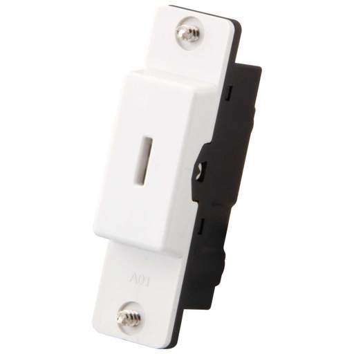 M2 Slimline 10A Double Pole Key Switch Module (1011-057) | CEF