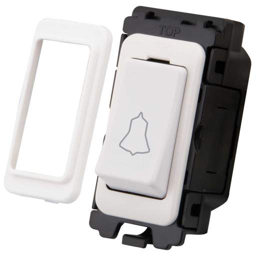 M2 Grid 20A 2 Way Retractive Grid Switch marked Bell