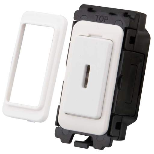 M2 Grid 20A Double Pole Grid Key Switch