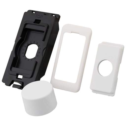 M2 Grid Unfurnished Dimmer Moudle Kit White
