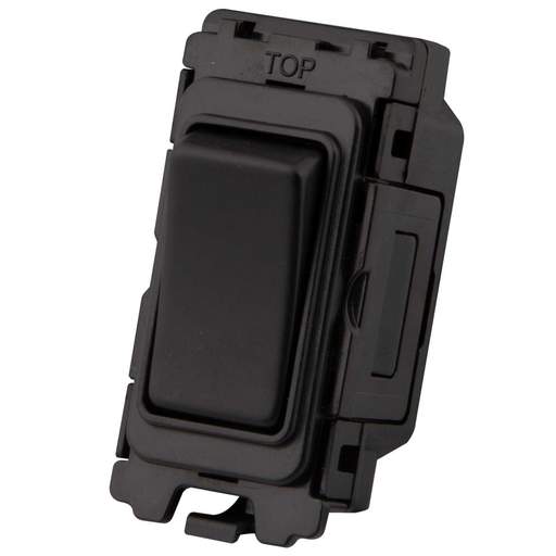 M2 Grid 20A 1 Way Grid Switch Painted Matt Black