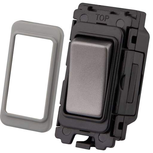 M2 Grid 20A 3 Position Grid Switch Gunmetal