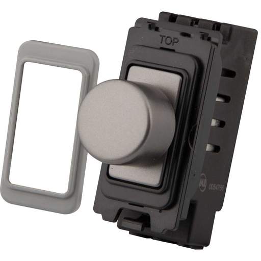 M2 Grid 2 Way Intelligent Grid Dimmer Module Gunmetal