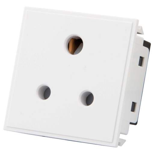 M2 Grid 5A Socket Euro Module White (3210-109) | CEF