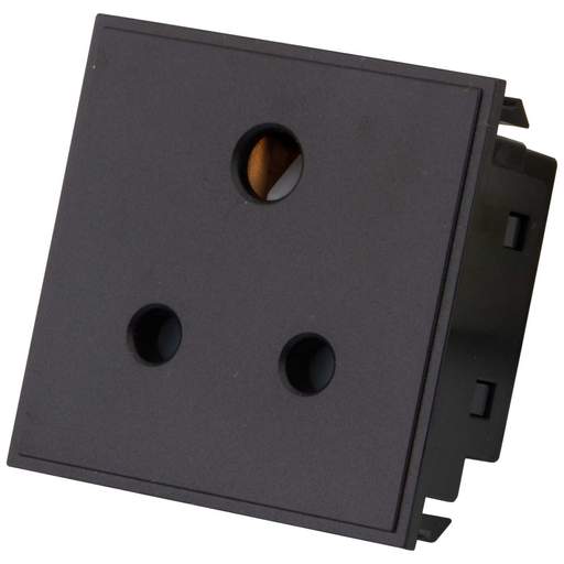 M2 Grid 5A Socket Euro Module Black