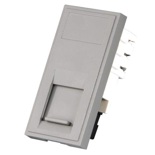 M2 Grid RJ45 CAT5E Euro Module Grey