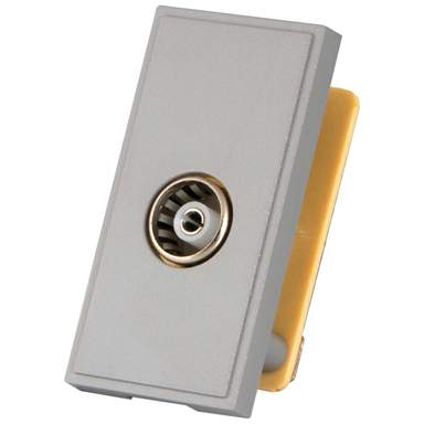 M2 Grid TV Coax Euro Module Grey (3290-336) | CEF