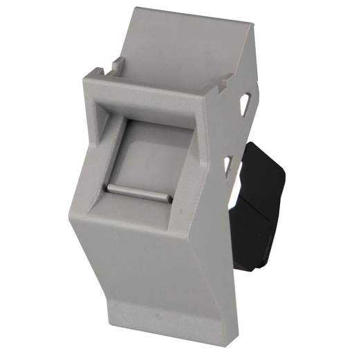 M2 Grid CAT5E Angled Euro Module Grey