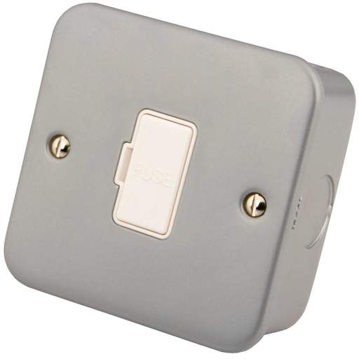 M2 Metal 13A Unswitched Fused Spur Metal Clad
