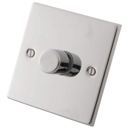 M2 Decorative 400W 1 Gang 2 Way Polished Stainless Steel