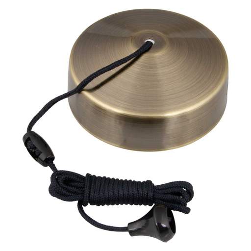 M2 Decorative 10A 2 Way Pullcord Switch Antique Brass