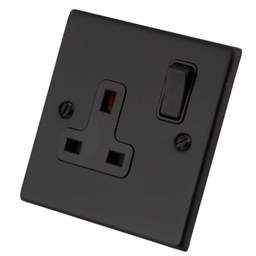 Painted Black Raised Plate | CEF