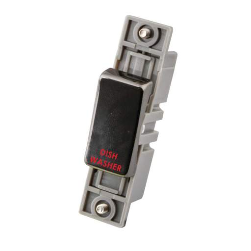 M2 Decorative 10A DP Switch Module Printed Dishwasher Black Nickel