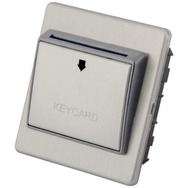 M2 Decorative Screwless 32A Key Card Switch Grey Insert Brushed ...