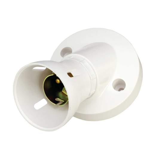 M2 Ceiling BC Angled Batten Lampholder
