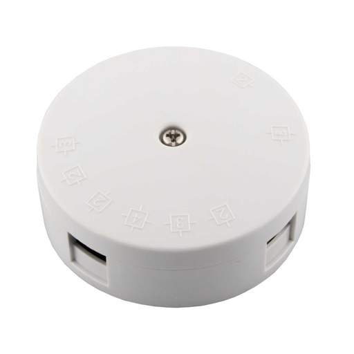 M2 Ceiling 20A 4 Terminal Large Junction Box White