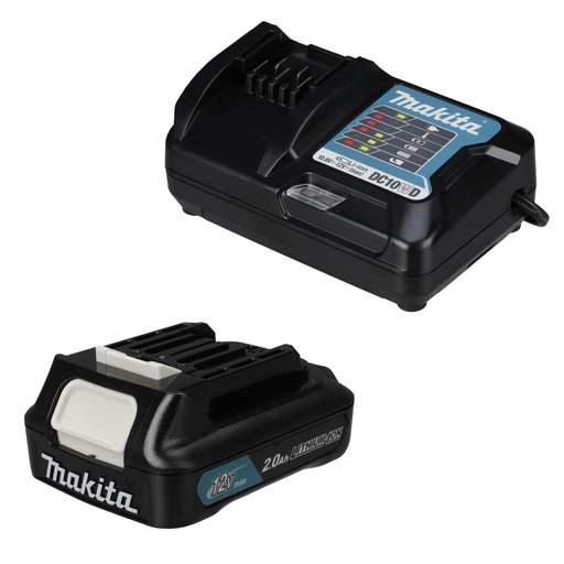 Makita BL1021B 12V 2.0Ah Lithium-Ion Battery and Charger Kit