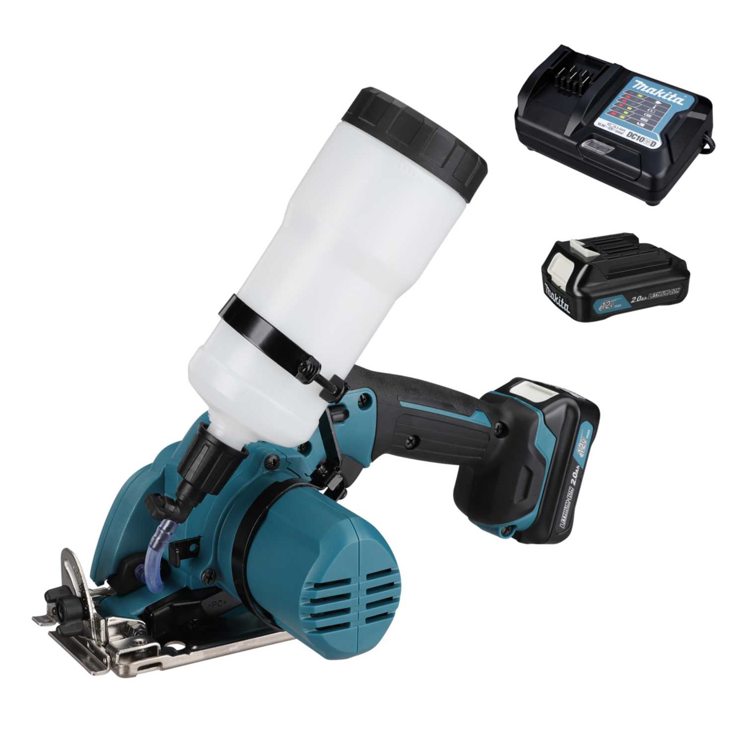 Makita CC301DWAE 12V Glass / Ceramic Tile Cutter With 2 x 2.0Ah