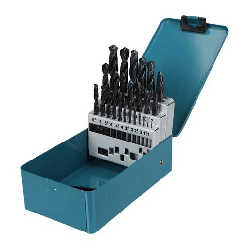 Makita D-54097 25 Piece HSS Drill Set Metal Box