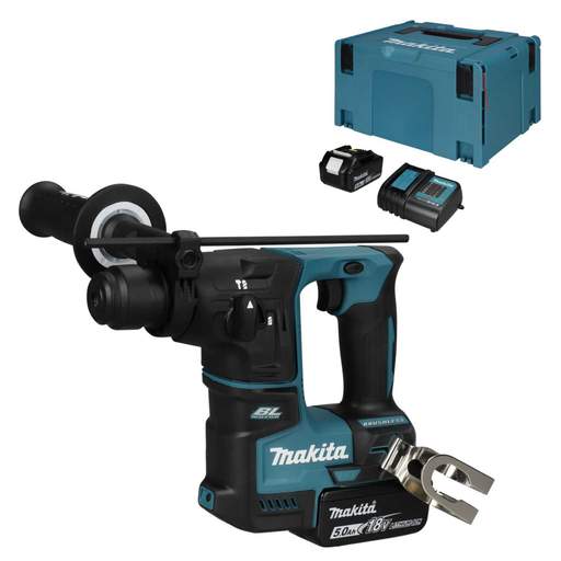 Makita DHR171RTJ 18V LXT Rotary Hammer Drill with 2 x 5.0Ah Batteries