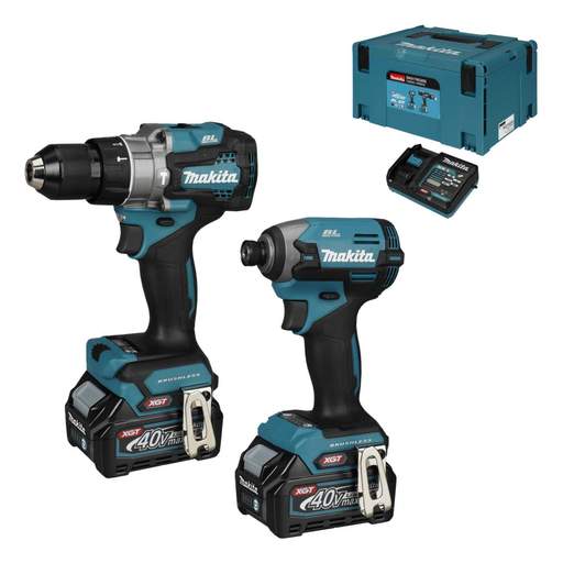 Makita DK0176G205 40V XGT Combi Drill and Impact Driver Kit