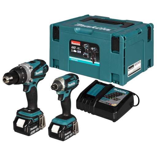 Makita DLX2145TJ 18V LXT Combi Drill and Impact Driver Kit