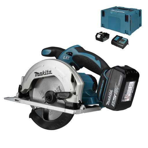 Makita DSS611STJ 18V LXT 165mm Circular Saw with 2 x 5.0Ah Batteries