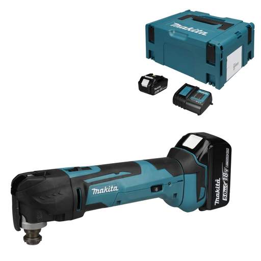Makita DTM51STJ 18V LXT Multi Tool with 2 x 5.0Ah Batteries