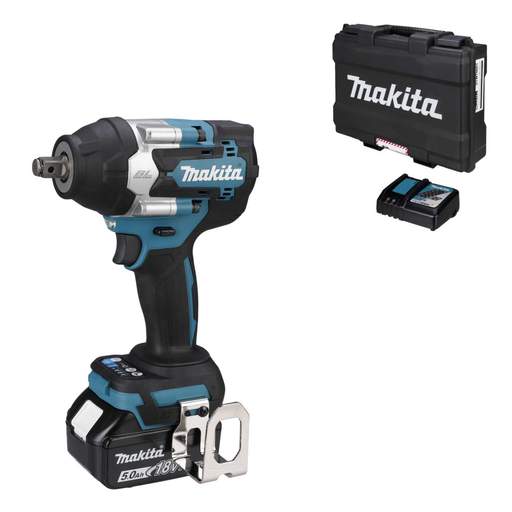 Makita DTW700RT 18V ½" LXT Impact Wrench with 1 x 5.0Ah Battery