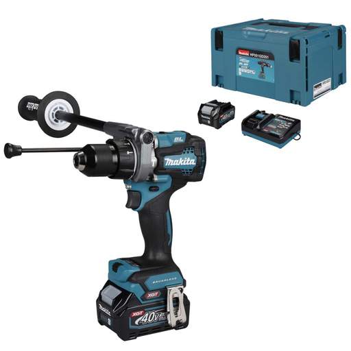 Makita HP001GD201 40V XGT Combi Drill with 2 x 2.5Ah Batteries